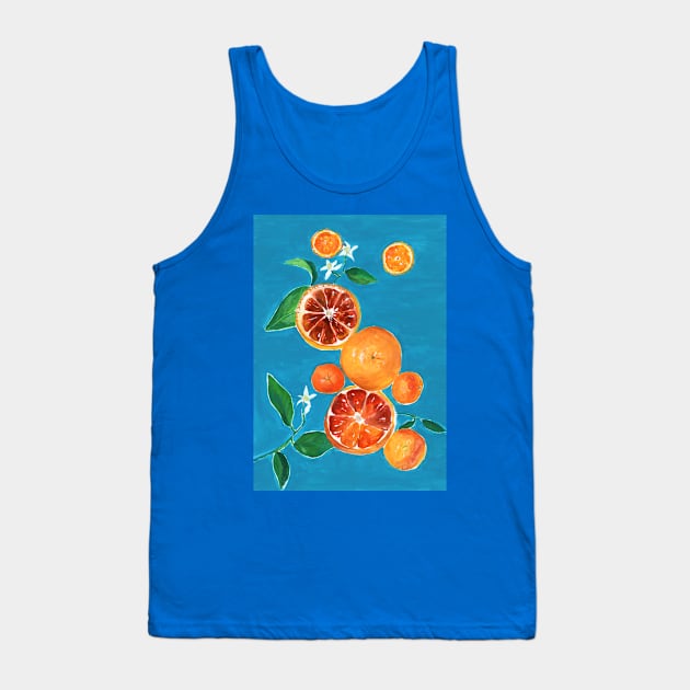 Blood oranges Tank Top by Petras